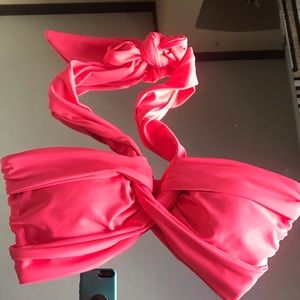 Seafolly convertible top Bright Coral